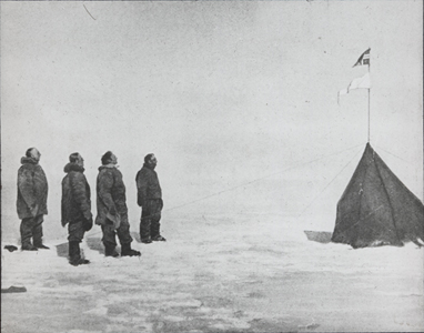 Campamento de Amundsen en el Polo Sur