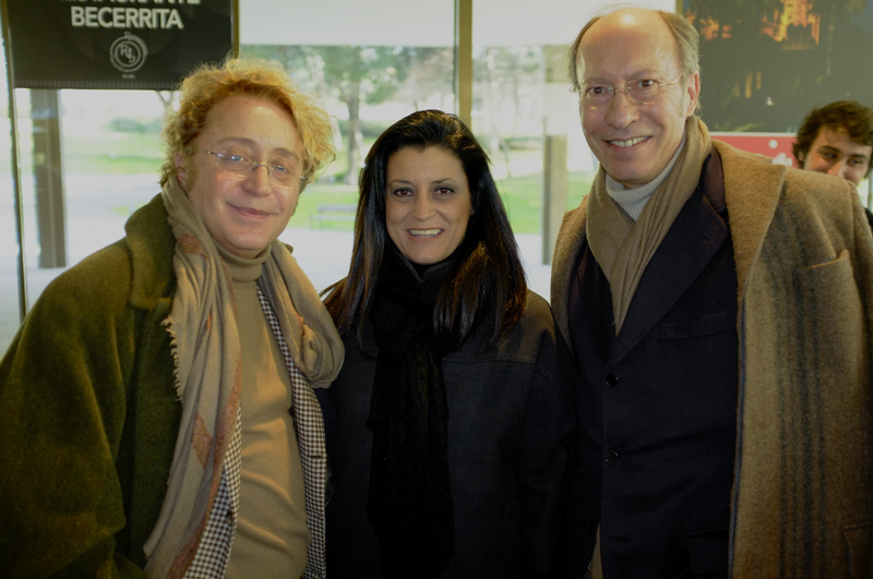 Victorio y Lucchino con Marisa Fernandez