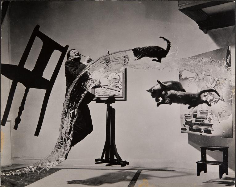 Dali Atomicus 1948 (c) 2013 Philippe Halsman Archive Magnum Photos_Images Rights of Salvador Dali reserved