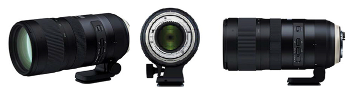 ESPECIFICACIONES  Modelo	: A025 Distancia focal	: 70‐200 mm Apertura máxima	: F/2,8 Ángulo de visión (diagonal)	: 34°21ʹ ‐ 12°21ʹ (para sensores de format completo) : 22°33ʹ ‐ 7°59ʹ (para sensores APS‐C) Construcción de la lente	: 23 elementos en 17 grupos Distancia mínima de enfoque	: 0,95 m (37.4 in) Ratio máximo de ampliación	: 1:6,1 Diámetro filtro	: φ77mm Máximo diámetro	: φ88mm Longitud*	: para Canon 193.8mm (7.6 in) : para Nikon 191.3mm (7.5 in) Peso**	: para Canon 1,500g (52.9 oz) : para Nikon 1,485g (52.4 oz) Nº de láminas del diafragma	: 9 (diafragma ciruclar) Apertura mínima	: F/22   Rendimiento del estabilizador de imagen   : 5 pasos (cumple los estándares CIPA) Empleándolo con VC MODO 3 (Para Canon : EOS‐5D MKIII / Para Nikon : D810)    Accesorios estándar	: Parasol, tapas, estuche, montura trípode Monturas compatibles	: Canon, Nikon