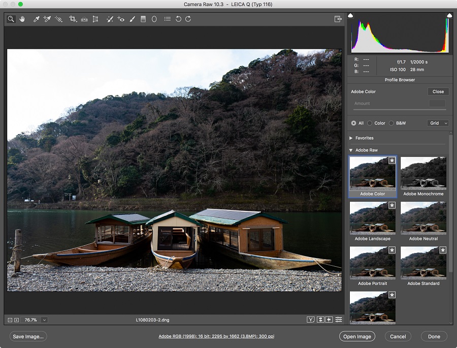 LightRoom y Adobe Camera Raw se actualizan