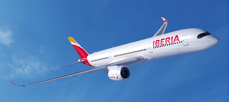 Primer vuelo del nuevo A350 de Iberia