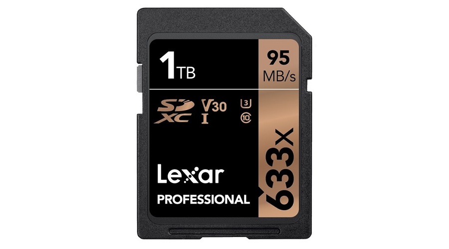 LEXAR ofrece la primera tarjeta SD del mundo de 1 TB,