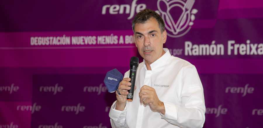 El chef Ramón Freixa asesora la nueva oferta gastronómica de los trenes de Renfe