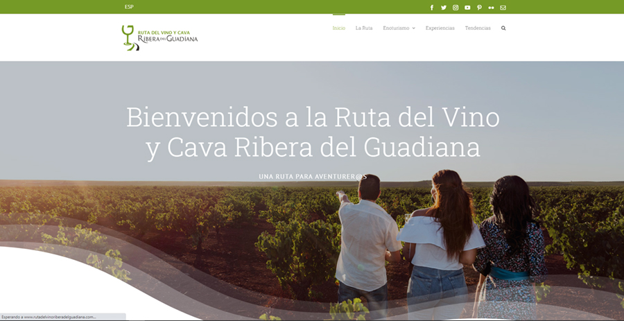 La ruta del vino y Cava Ribera del Guadiana presenta nueva web