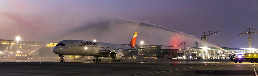Inaugurado los vuelos entre Madrid y Doha, en Qatar
