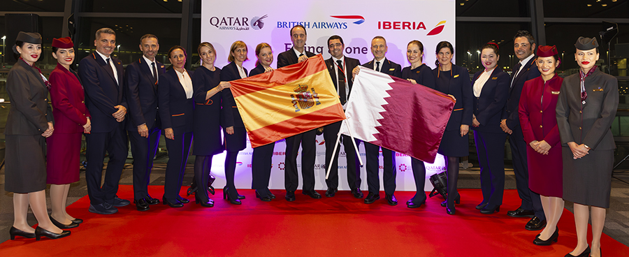 Inaugurado los vuelos entre Madrid y Doha, en Qatar