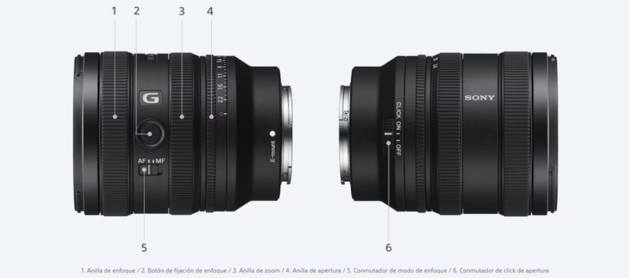 Sony presenta FE 24-50 F2.8 G: una óptica G Lens™ compacta   F2.8 y alto rendimiento