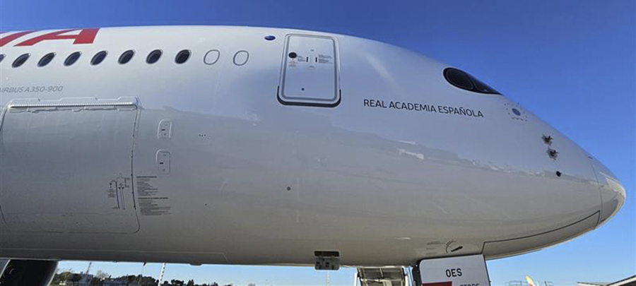 Real Academia Española, el nuevo Airbus A350 que Iberia incorpora a su flota