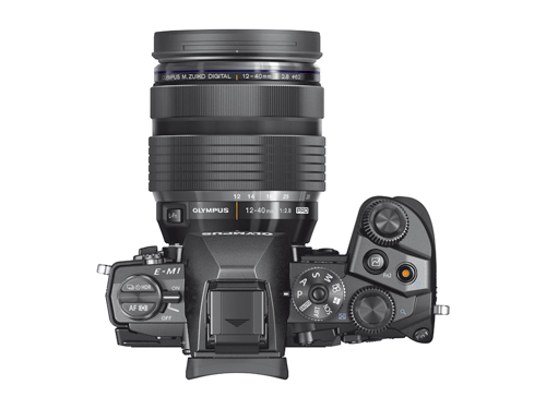 Olympus OM-D E-M1: Mandos superiores