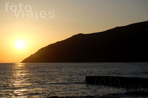 Amorgos - Playa de Aegialis al atardecer