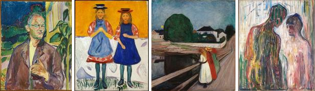 Edvard Munch pisa fuerte en 2015