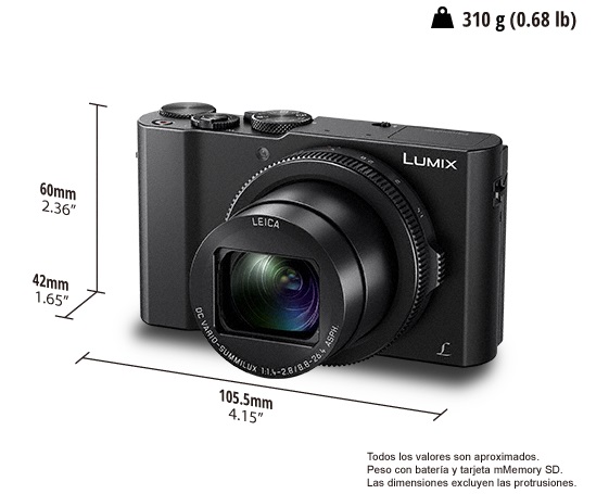 Nueva LUMIX LX15, una compacta 4K
