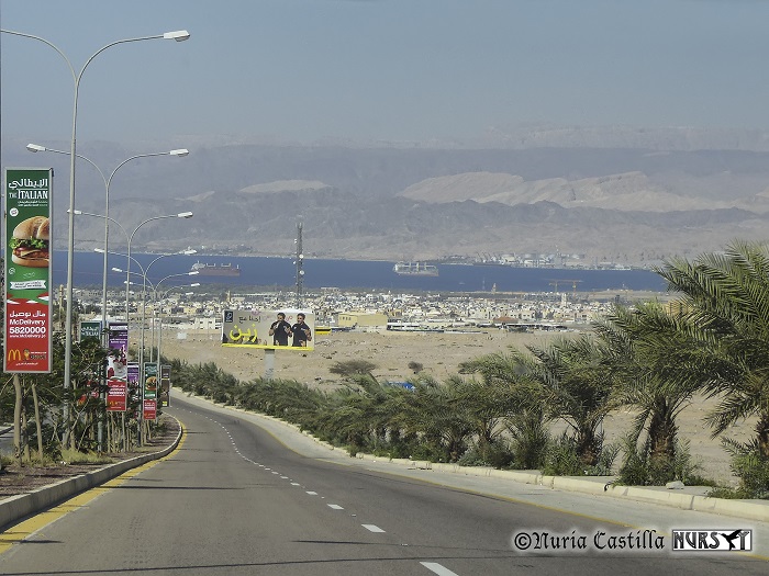 Aqaba la playa de Jordania