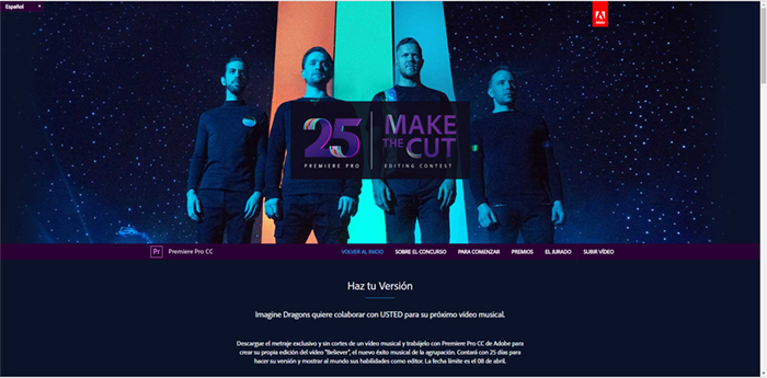 Celebra el 25 Aniversario de Premiere Pro con el concurso Make the Cut