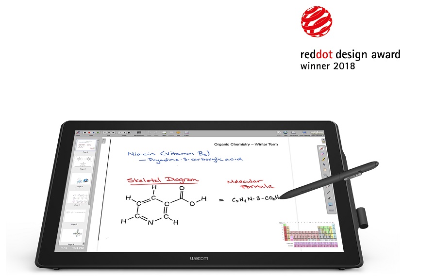Wacom ha gana seis premios Red Dot 2018