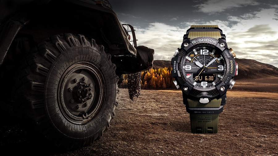 G-SHOCK MUDMASTER con Estructura de Protección de Fibra de Carbono
