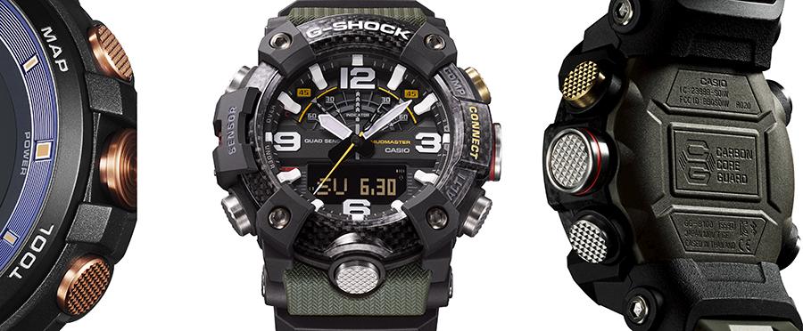 G-SHOCK MUDMASTER con Estructura de Protección de Fibra de Carbono