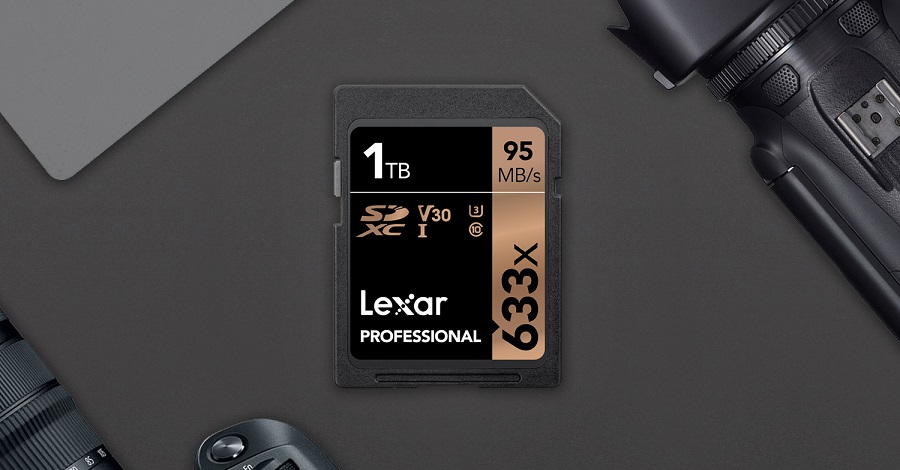 LEXAR ofrece la primera tarjeta SD del mundo de 1 TB,