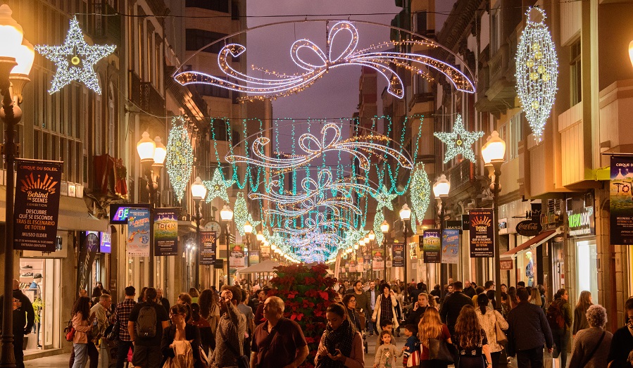 La ciudad en la que surfea Papá Noel
