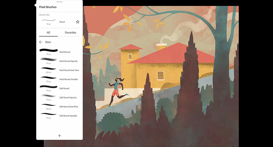 Presentado Adobe Fresco, ahora dibuja, Pinta, Sonríe