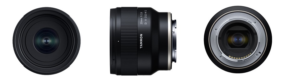 Nuevo objetivo gran angular de Tamron: 20mm F/2.8 Di III OSD M1:2