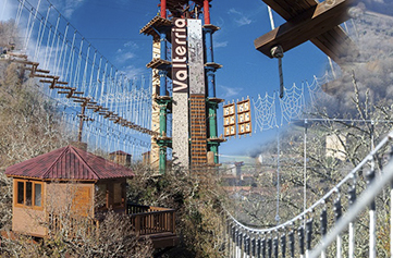 Naturaleza, ocio y cultura se dan cita en el parque multiaventura Valterria