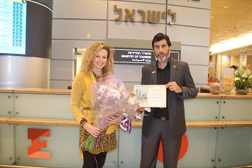 Israel recibe a la turista española número 100.000