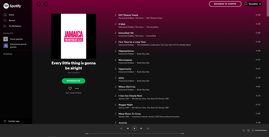 Una cuarentena a ritmo de reggae 