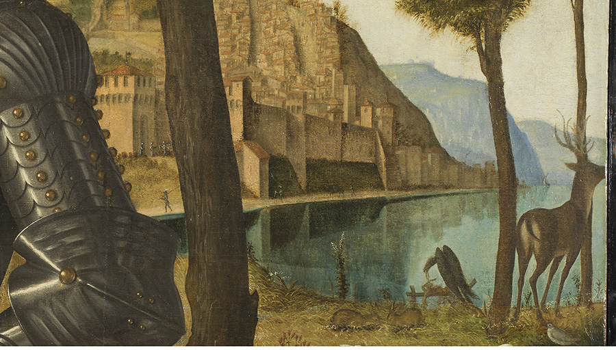 En directo la restauración del ‘Joven caballero en un paisaje’ en el Museo Thyssen-Bornemisza - Fotos Hélène Desplechin