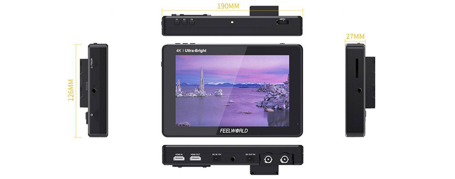 Nuevo monitor profesional con pantalla táctil LUT7S PRO de Feelworld