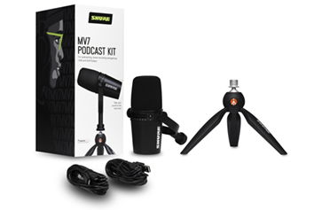 Shure presenta el Kit para Podcast y Streaming MV7