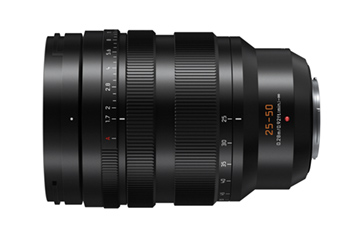 Panasonic presenta el LEICA DG VARIO-SUMMILUX 25-50mm / F1.7
