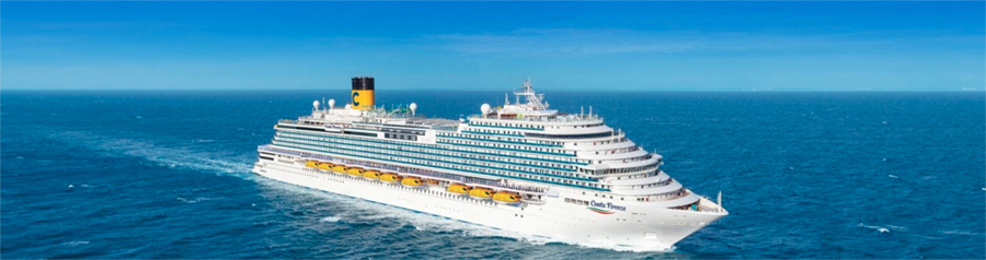Costa Firenze llega por primera vez al puerto de Barcelona