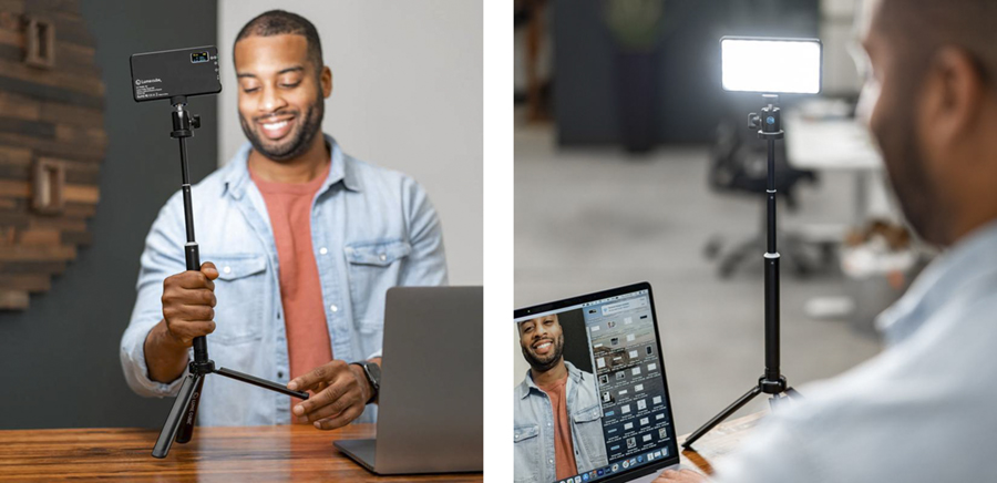 Kit de iluminación y trípode  ajustable de LumeCube
