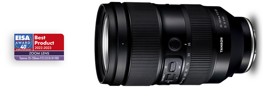 3 objetivos TAMRON galardonados con los premios EISA 2022-2023