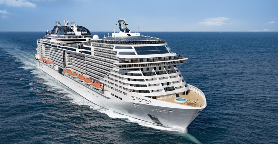 Reposicionamiento de MSC Bellisima en Valencia y Barcelona
