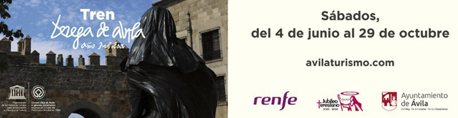 Tren Teresa de Ávila para descubrir esta ciudad Patrimonio de la Humanidad