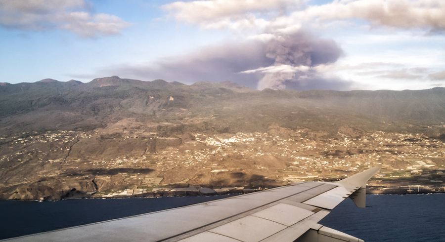 La erupción del Volcán Sin Nombre