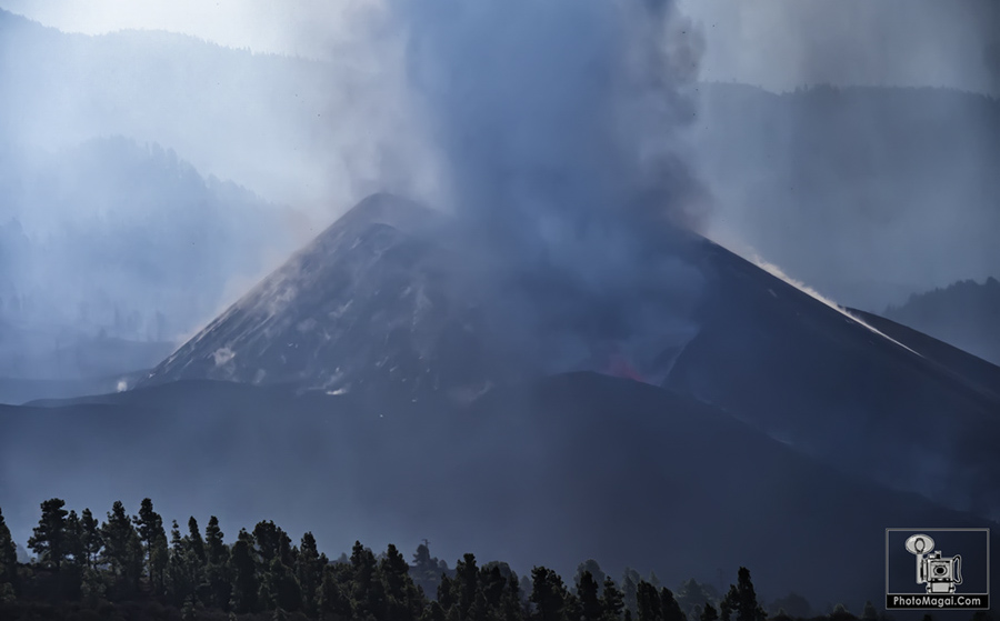 La erupción del Volcán Sin Nombre