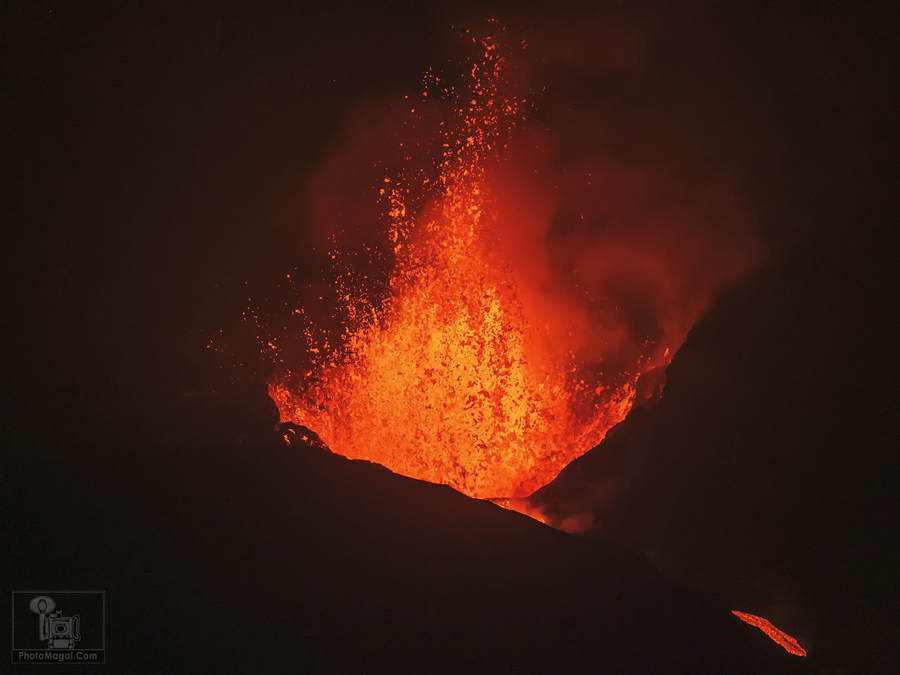 La erupción del Volcán Sin Nombre