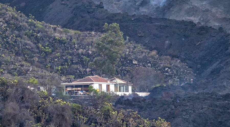 La erupción del Volcán Sin Nombre