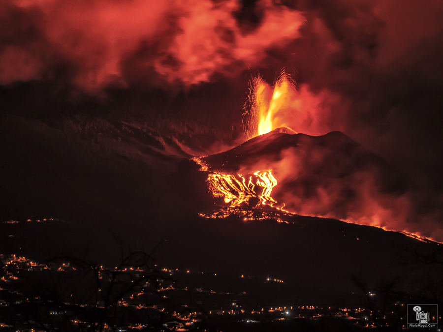 La erupción del Volcán Sin Nombre