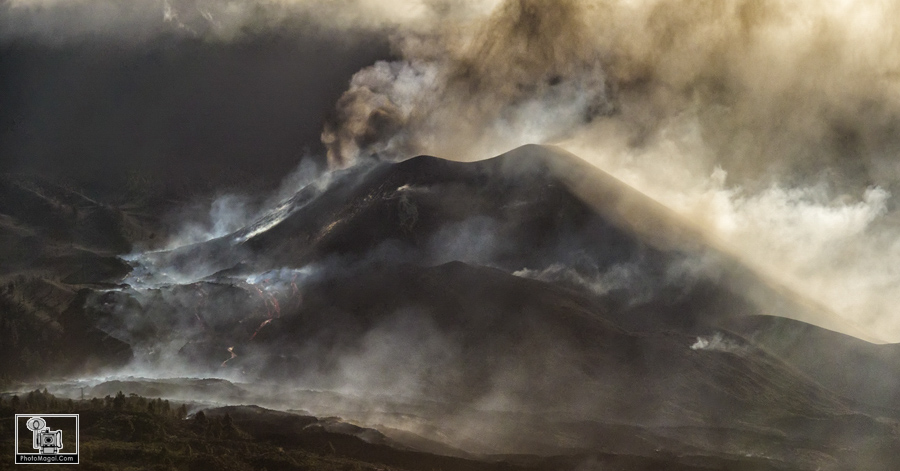 La erupción del Volcán Sin Nombre