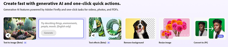 El nuevo Adobe Express con Firefly lleva la IA generativa a creadores de todo el mundo