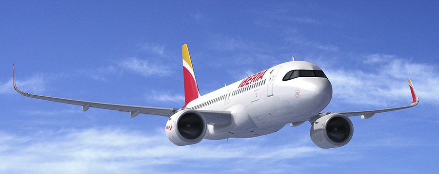 “Organización Nacional de Trasplantes”, el nuevo Airbus A350 que Iberia ha incorporado a su flota