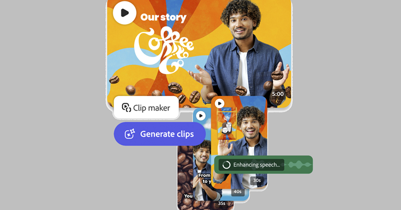 Adobe presenta nuevas herramientas de vídeo basadas en IA en Adobe Express