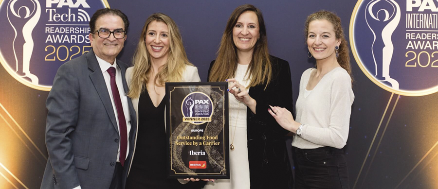 Iberia gana tres de los premios internacionales más prestigiosos por su servicio a bordo